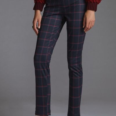 Sanctuary X Anthropologie Plaid Windowpane Runway Leggings Skinny Pants Sz XS